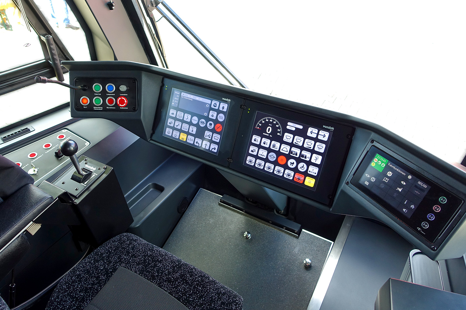 Train driver’s cab